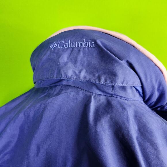 Columbia Womens M Interchange Jacket Blue & Pink Core Vertex with fleece lining - Picture 9 of 11